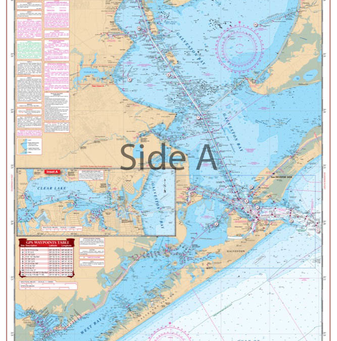Coverage of Galveston Bay Navigation Chart / marine map 111