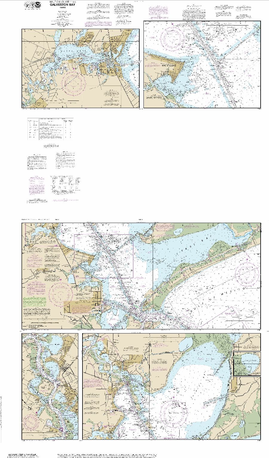 Galveston Bay 11326 Nautical Charts