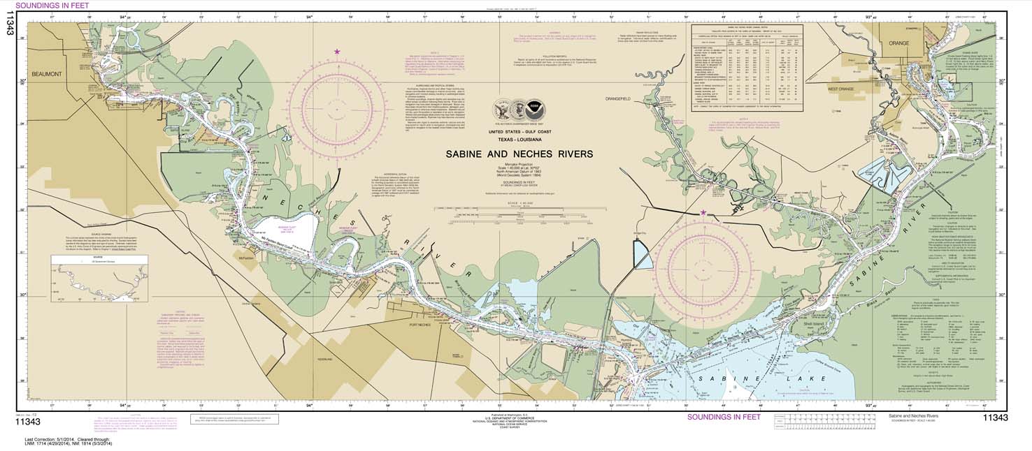 Sabine and Neches Rivers