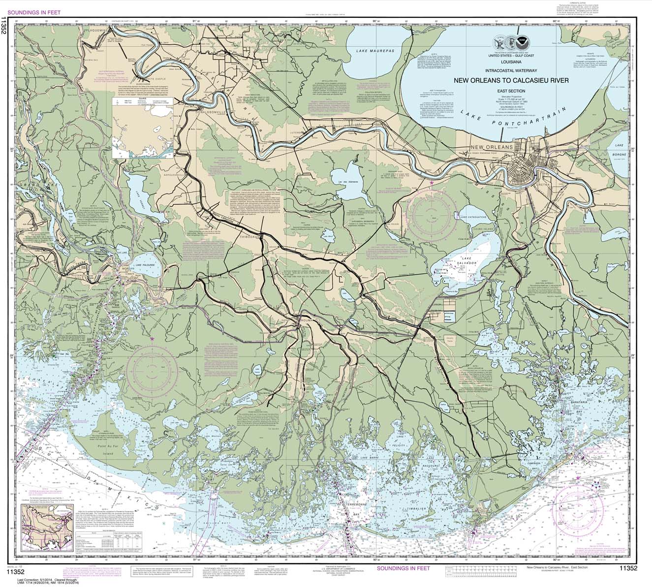 Intracoastal Waterway New Orleans to Calcasieu River East Section