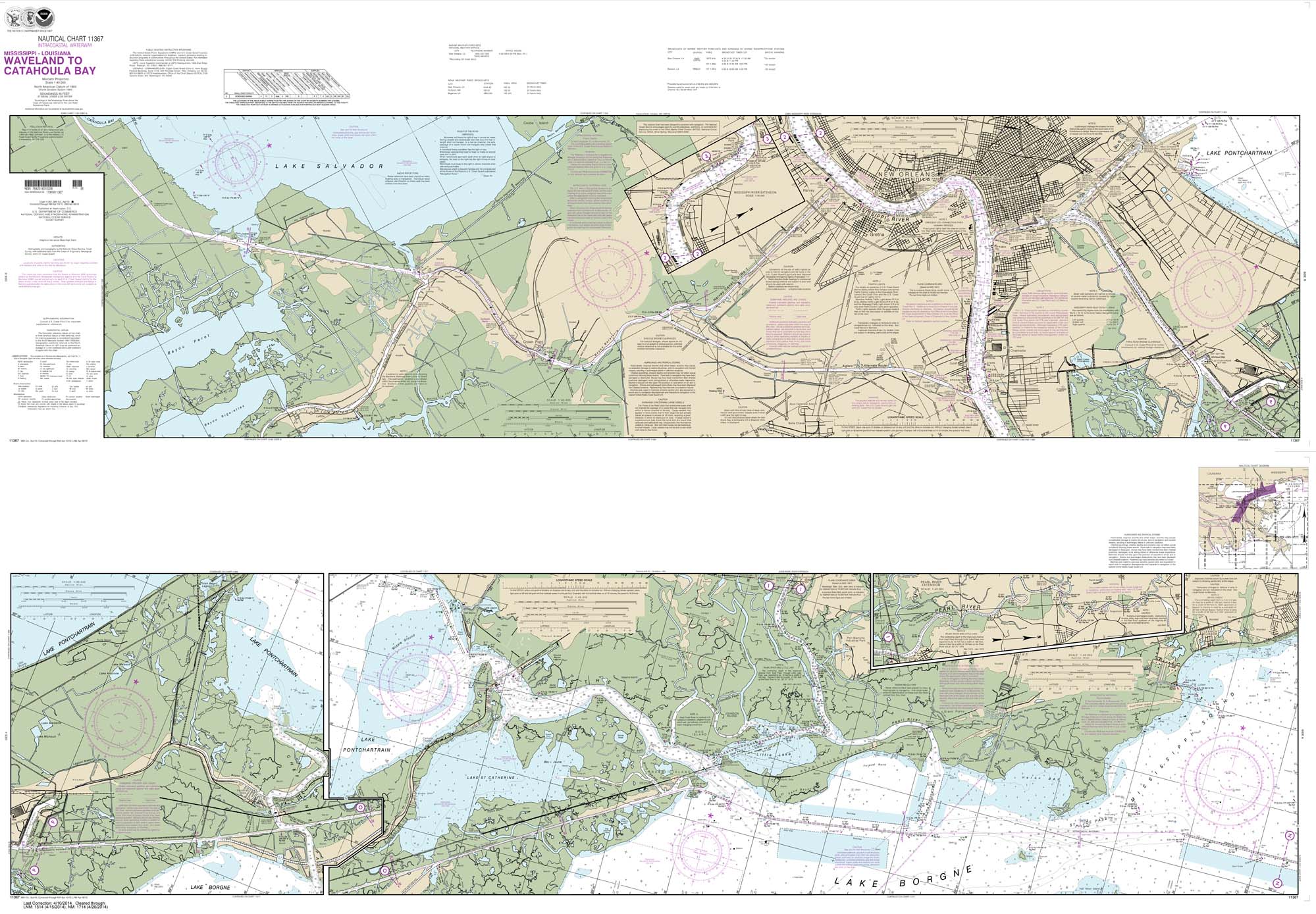 Intracoastal Waterway Waveland to Catahoula Bay