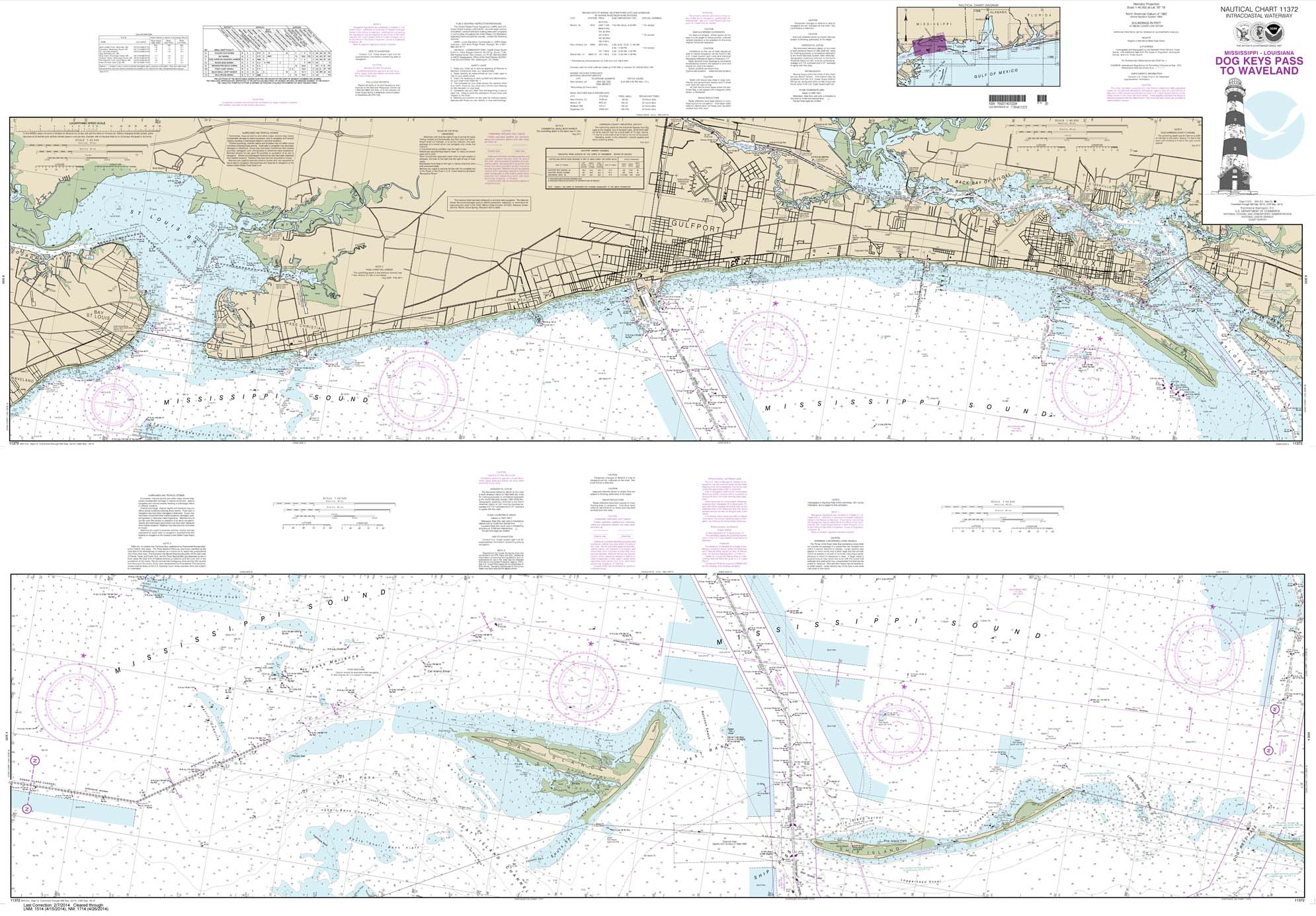 Intracoastal Waterway Dog Keys Pass to Waveland