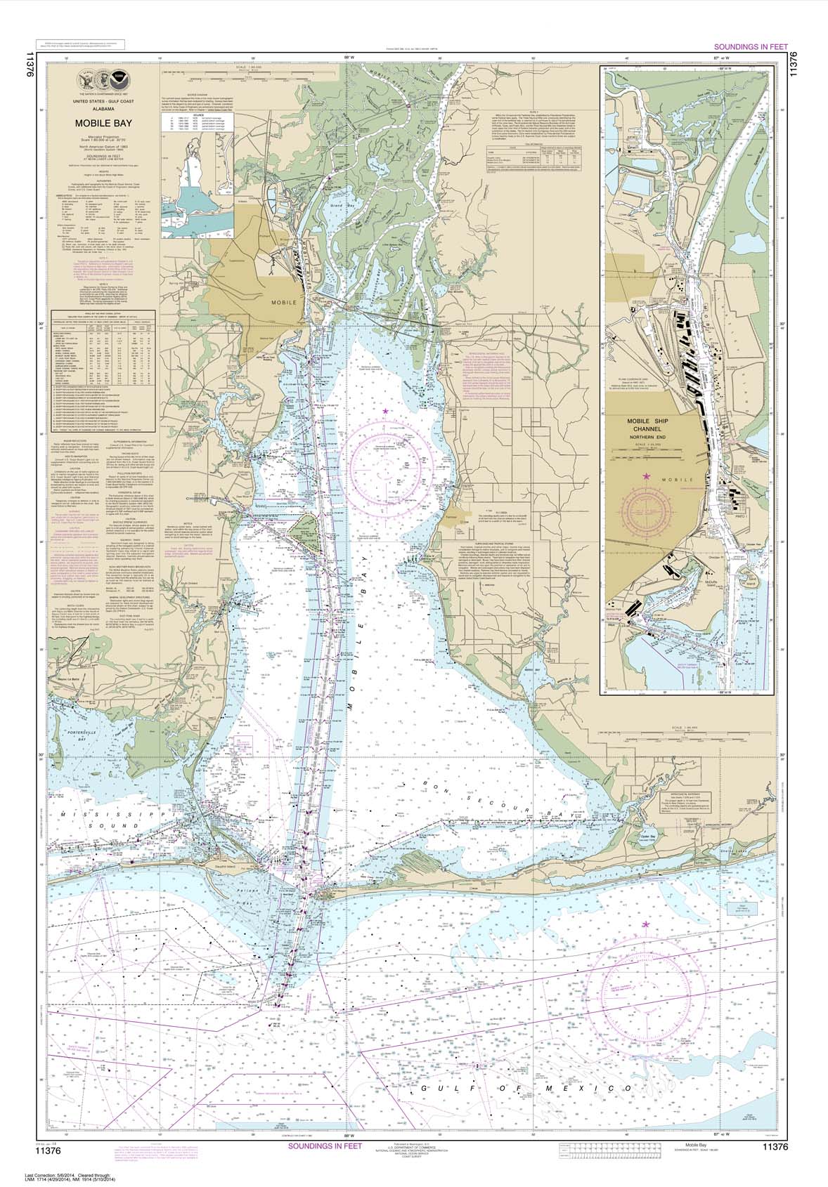 Mobile Bay Mobile Ship Channel-Northern End