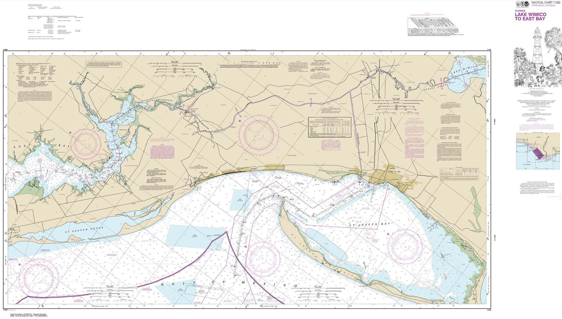 Intracoastal Waterway Lake Wimico to East Bay