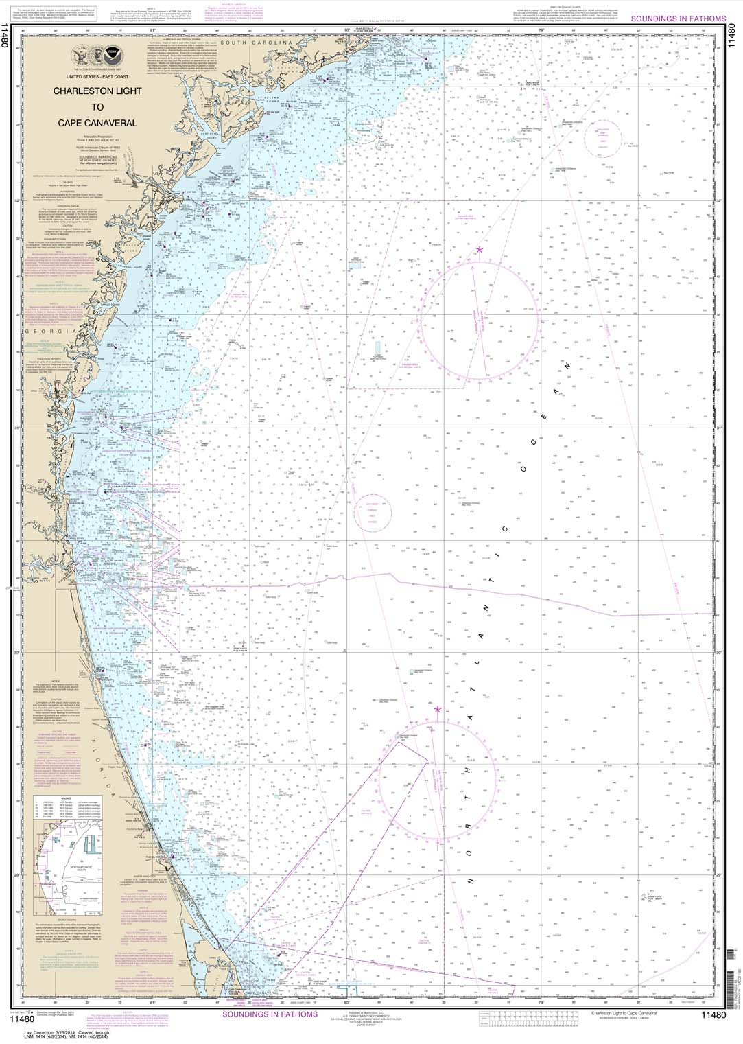 Charleston Light to Cape Canaveral