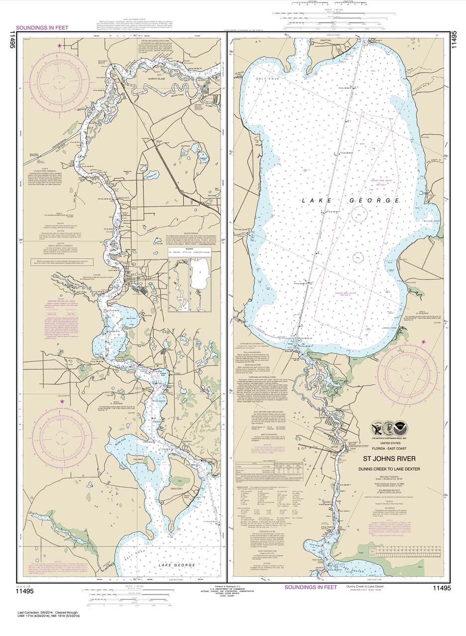 St. Johns River Dunns Creek to Lake Dexter