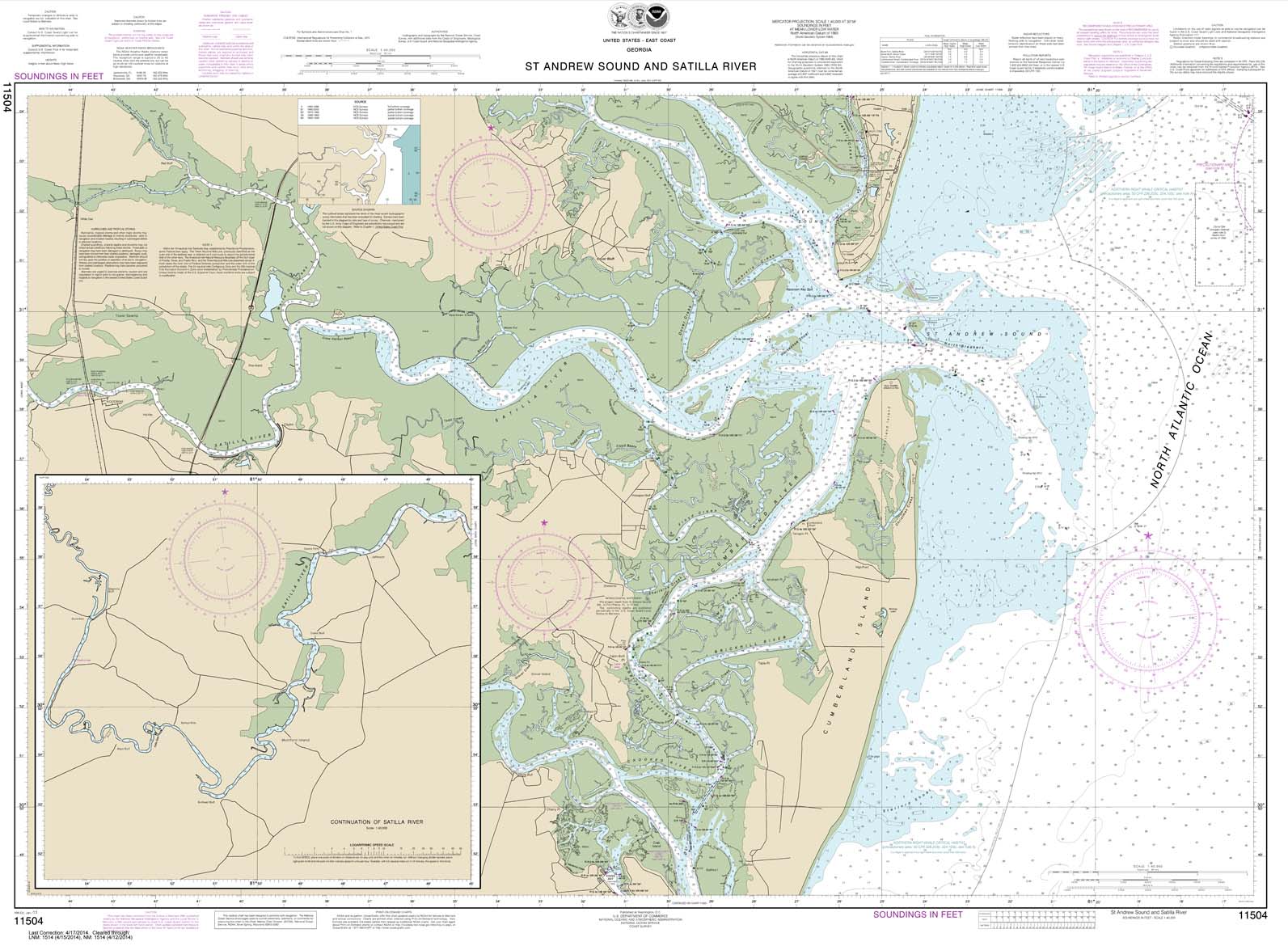 St. Andrew Sound and Satilla River