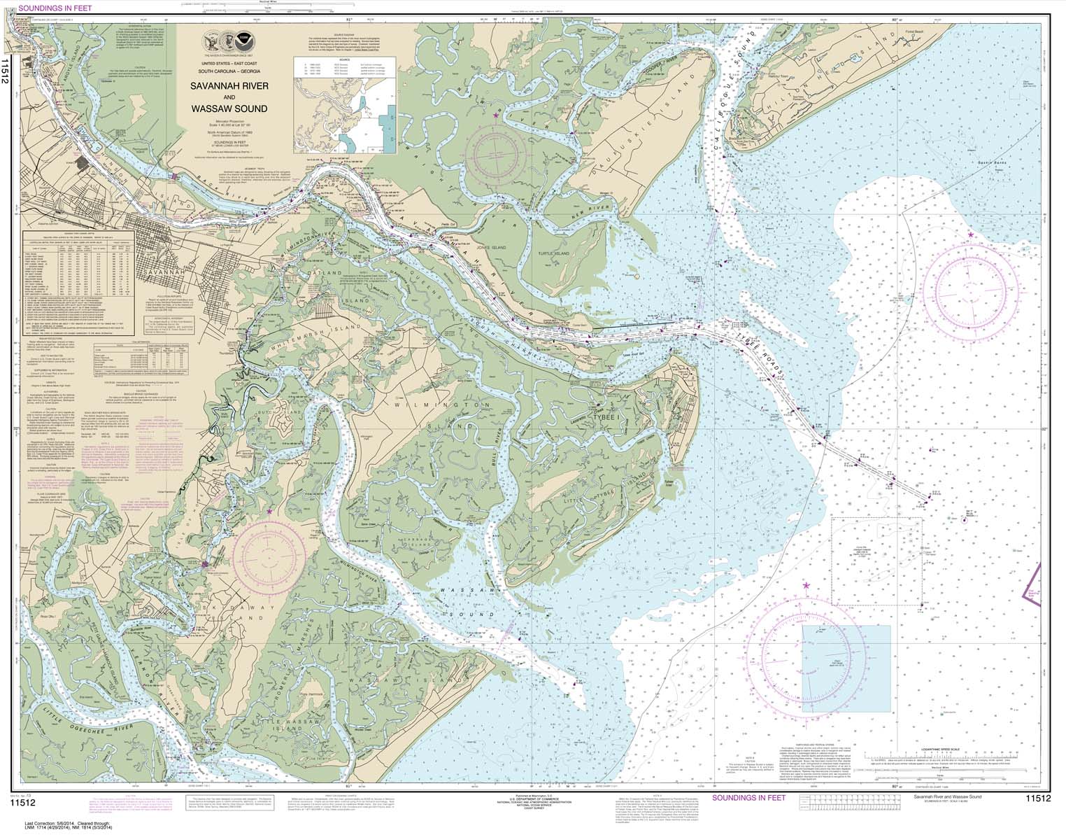 Savannah River and Wassaw Sound