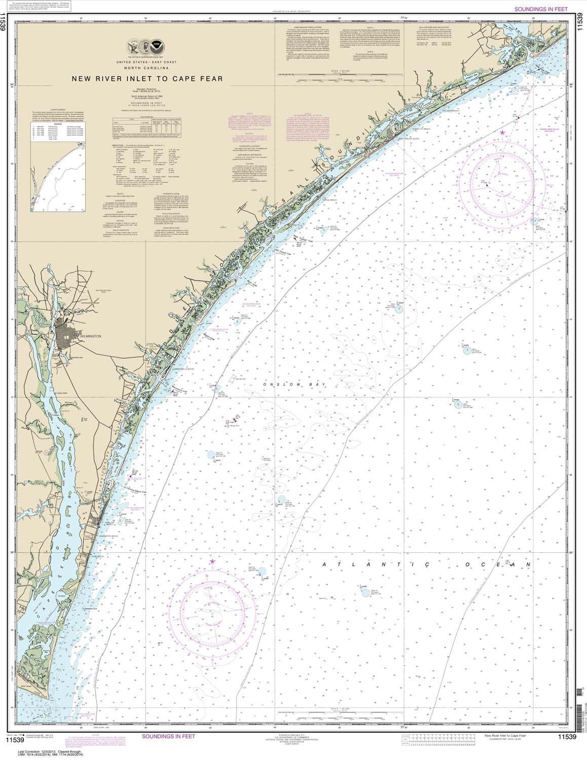 New River Inlet to Cape Fear