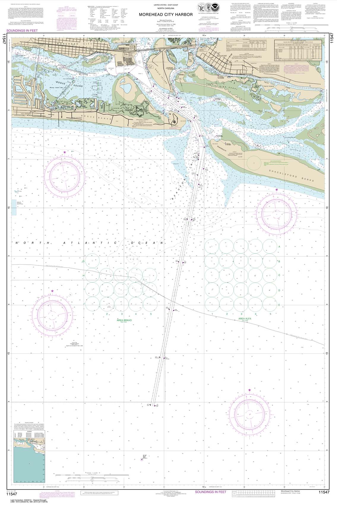 Cape May to Fenwick Island 12214 Nautical Charts