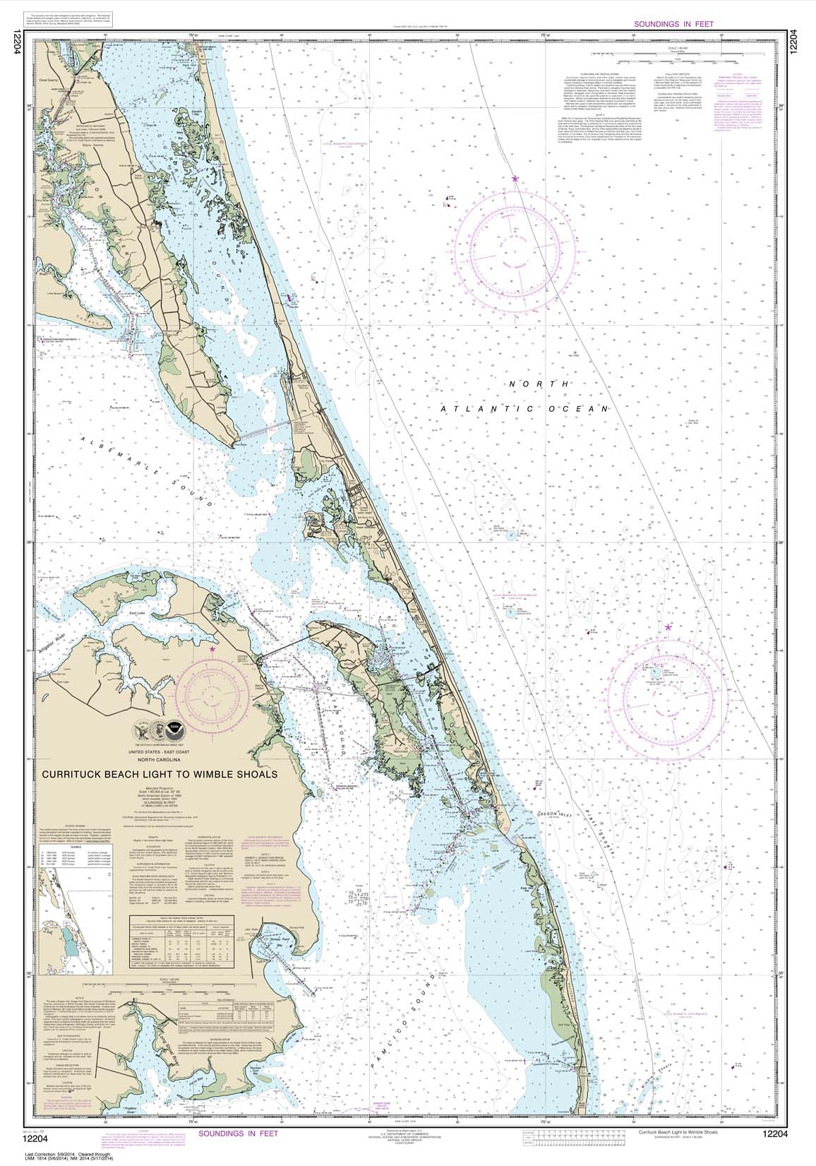 Currituck Beach Light to Wimble Shoals