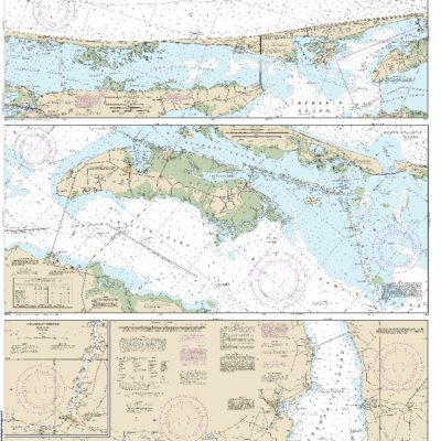 Cape Henry to Pamlico Sound, Including Albemarle Sd.; Rudee Heights (3 PAGE FOLIO) - 12205