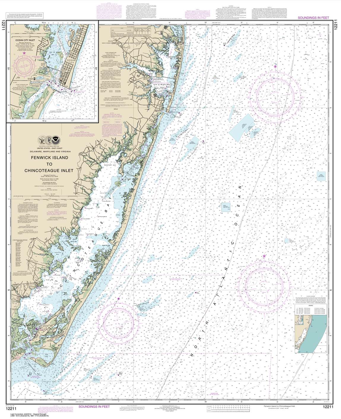 Fenwick Island to Chincoteague Inlet;Ocean City Inlet