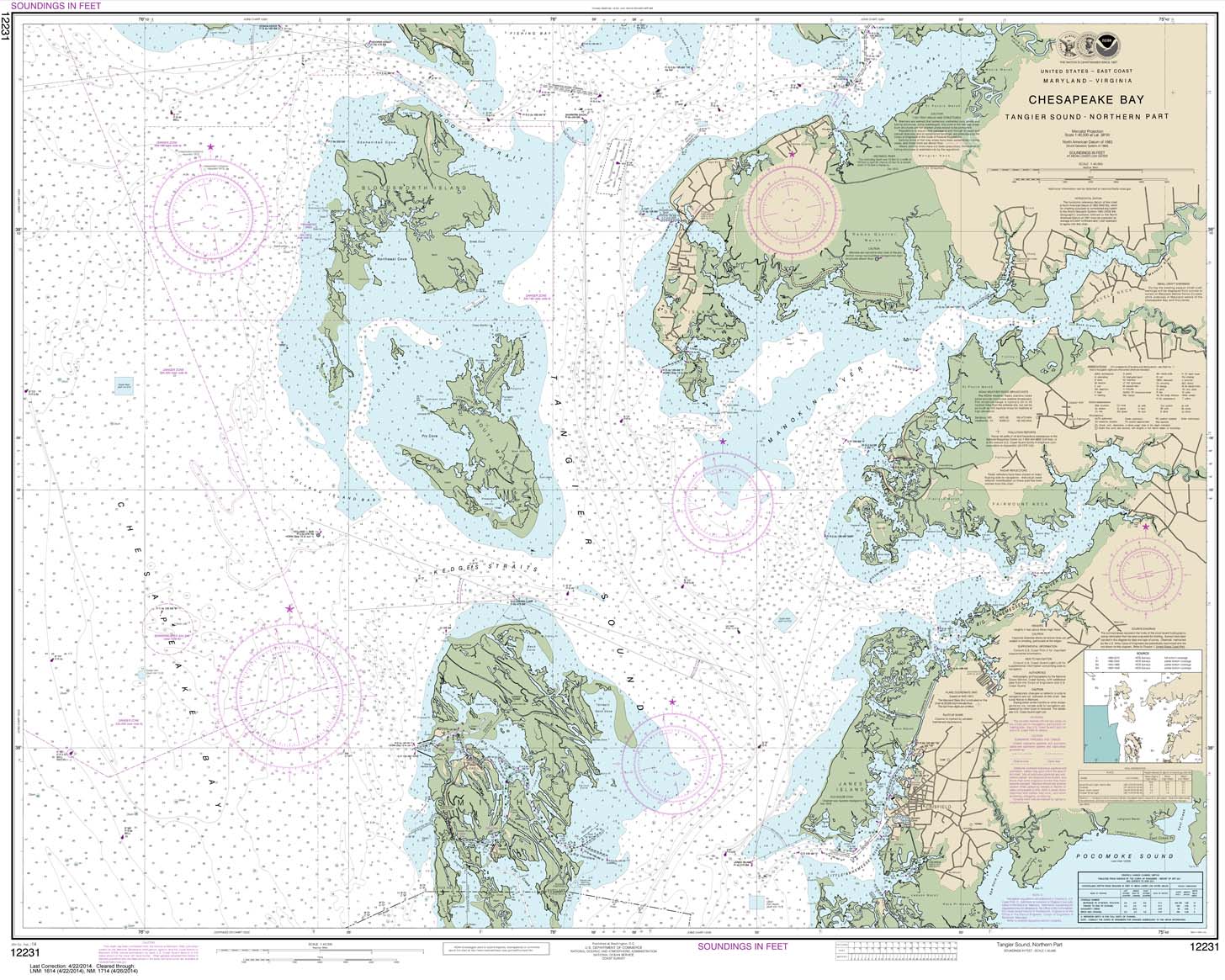 Chesapeake Bay Tangier Sound Northern Part