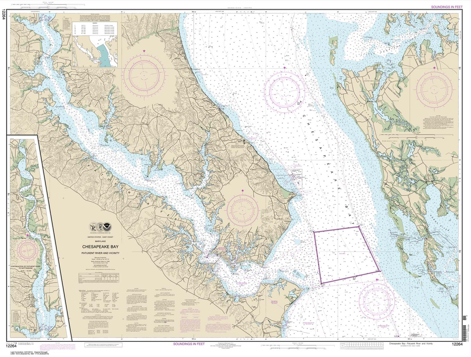 Chesapeake Bay Patuxent River and Vicinity