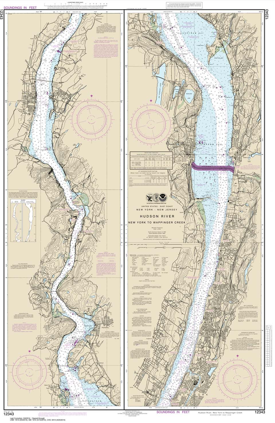 Hudson River New York to Wappinger Creek