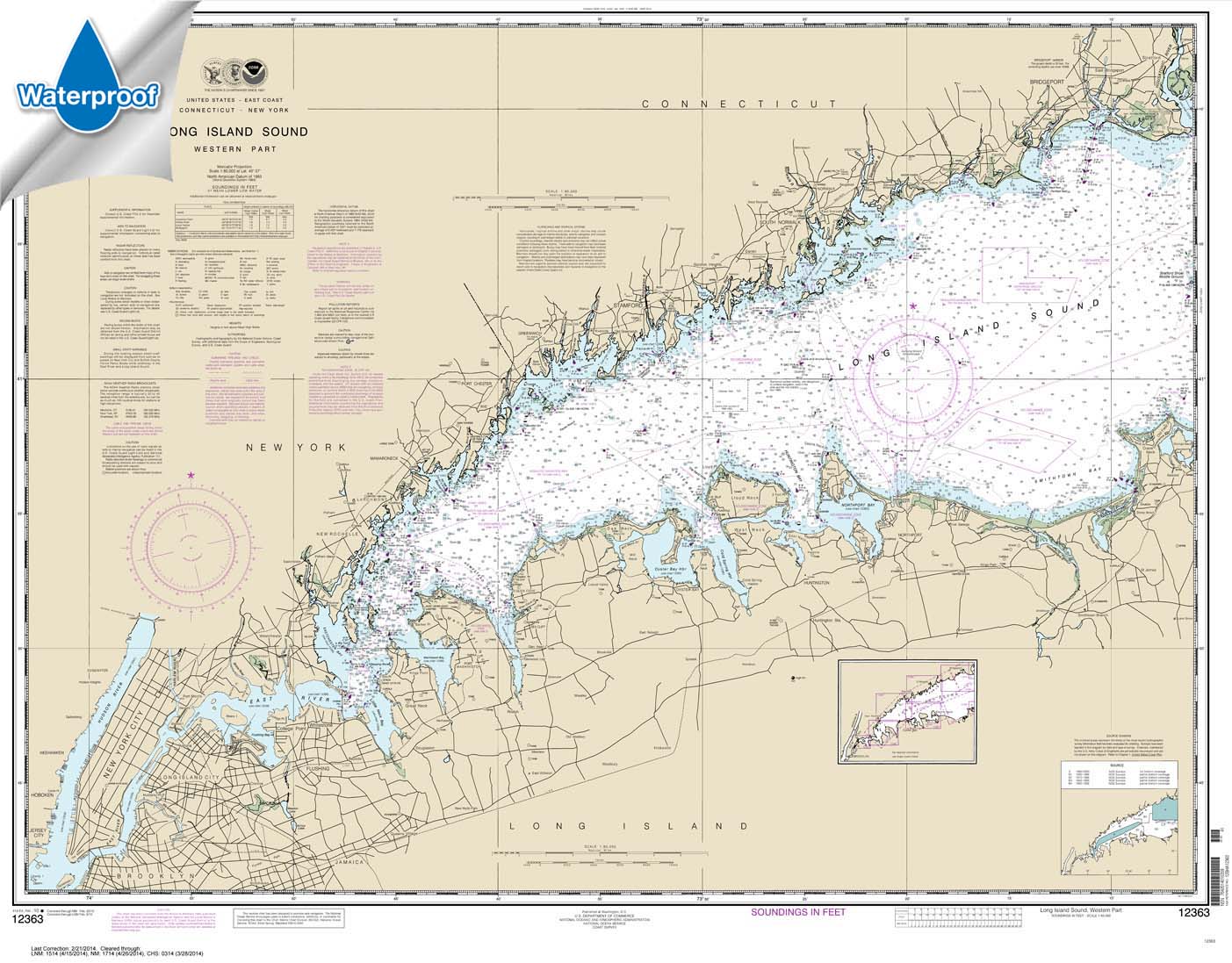 Long Island Sound Nautical Chart