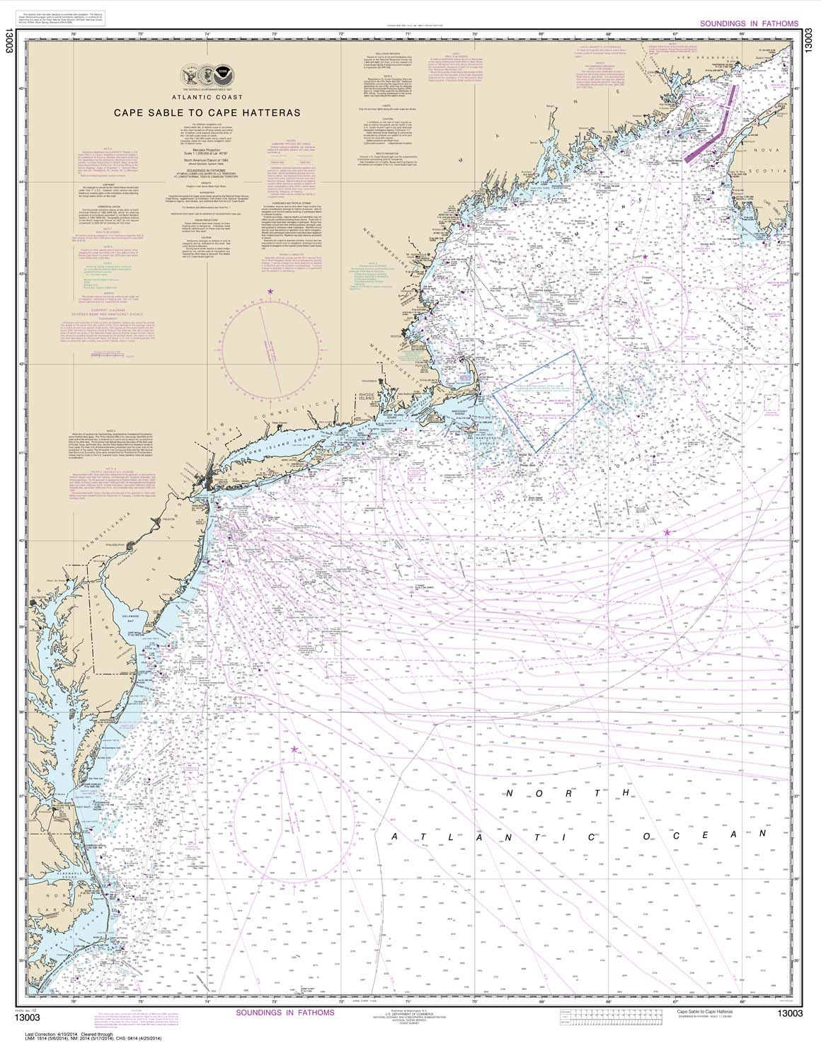 Cape Sable to Cape Hatteras