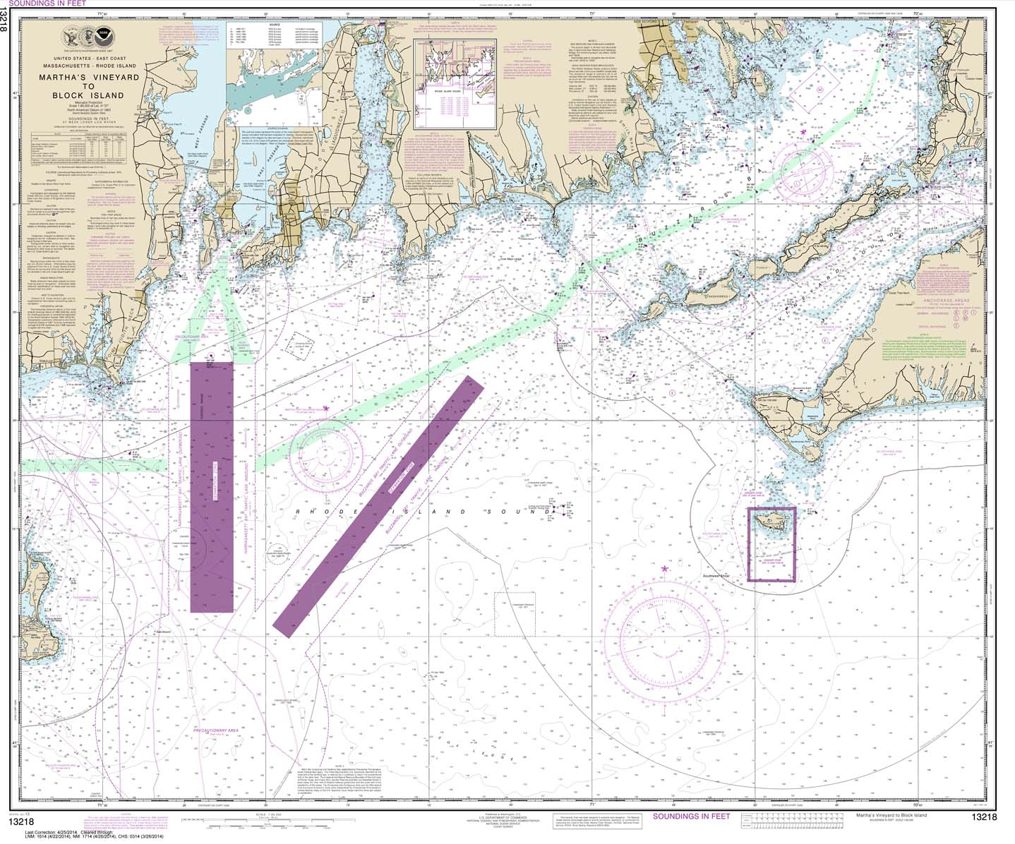 Cohasset and Scituate Harbors 13269 Nautical Charts