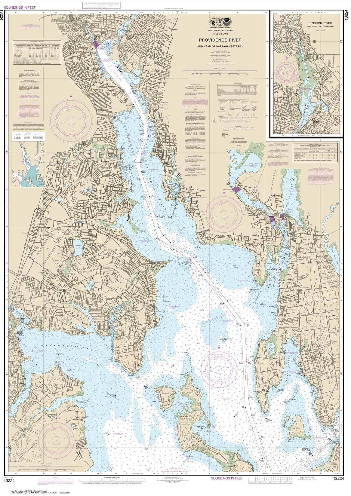 Salem and Lynn Harbors; Manchester Harbor 13275 Nautical Charts