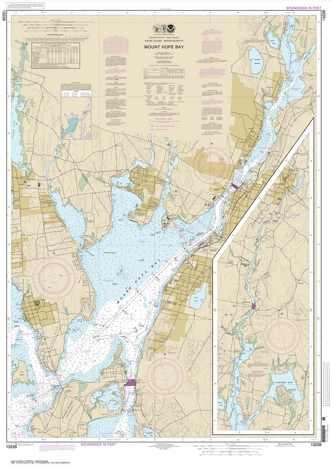 Portsmouth to Cape Ann; Hampton Harbor 13278 Nautical Charts