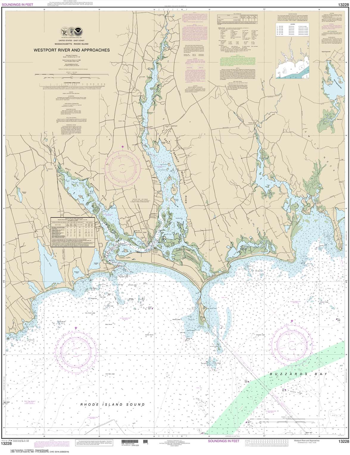 Newburyport Harbor and Plum Island Sound 13282 Nautical Charts