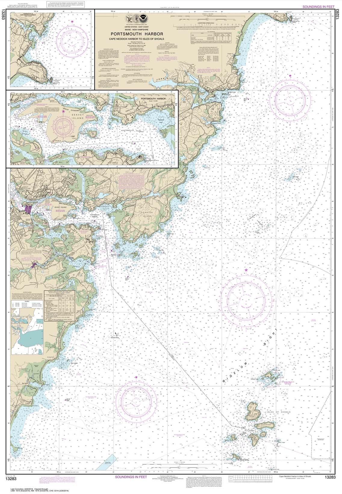 Campobello Island; Eastport Harbor 13396 Nautical Charts