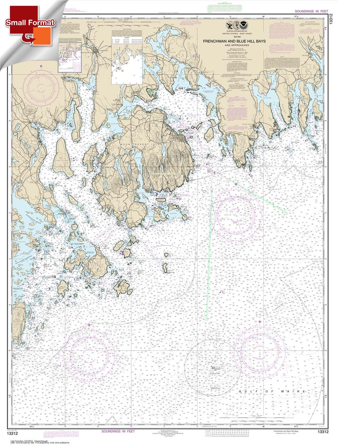 Frenchman and Blue Hill Bays and Approaches