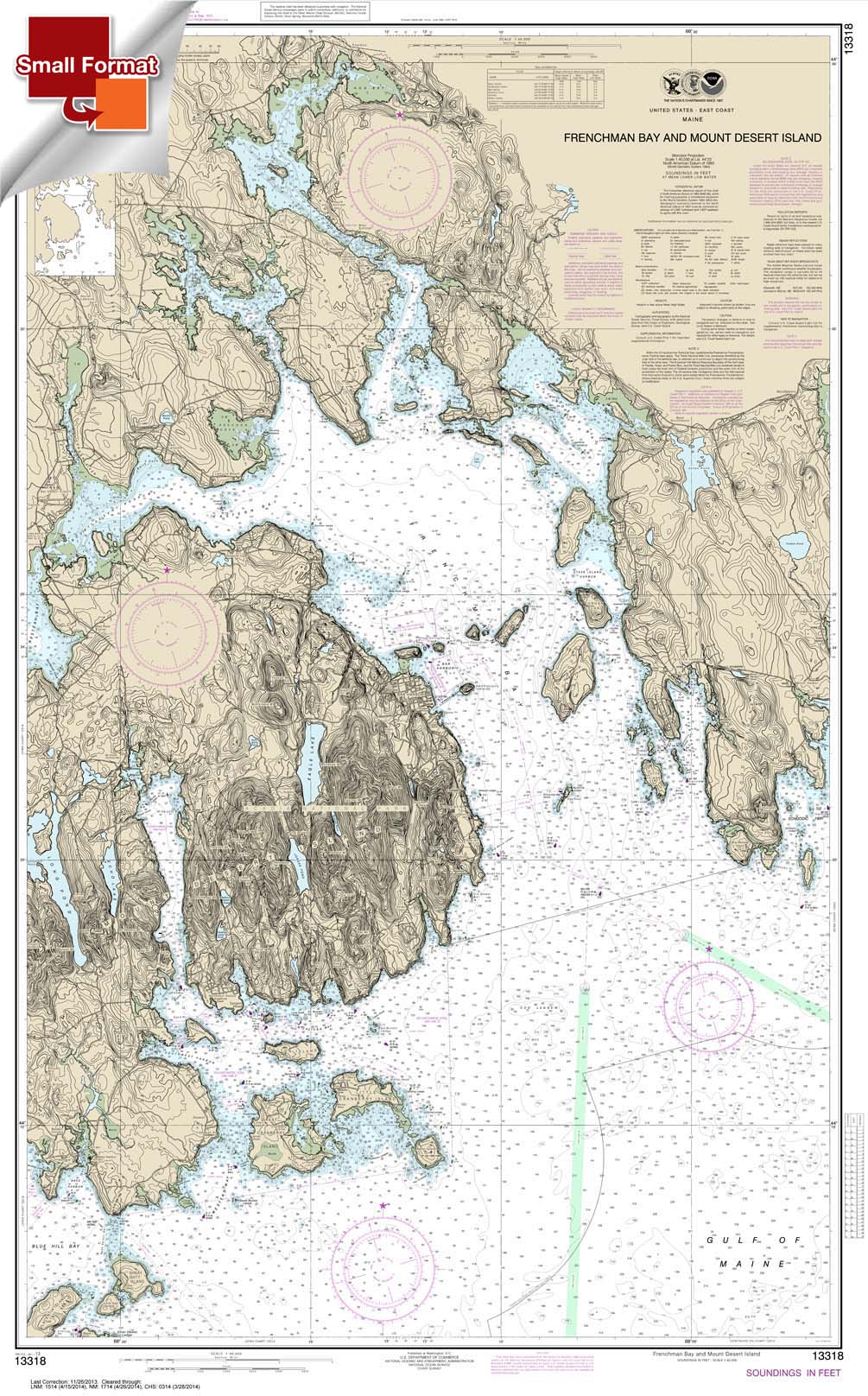 Frenchman Bay and Mount Desert lsland