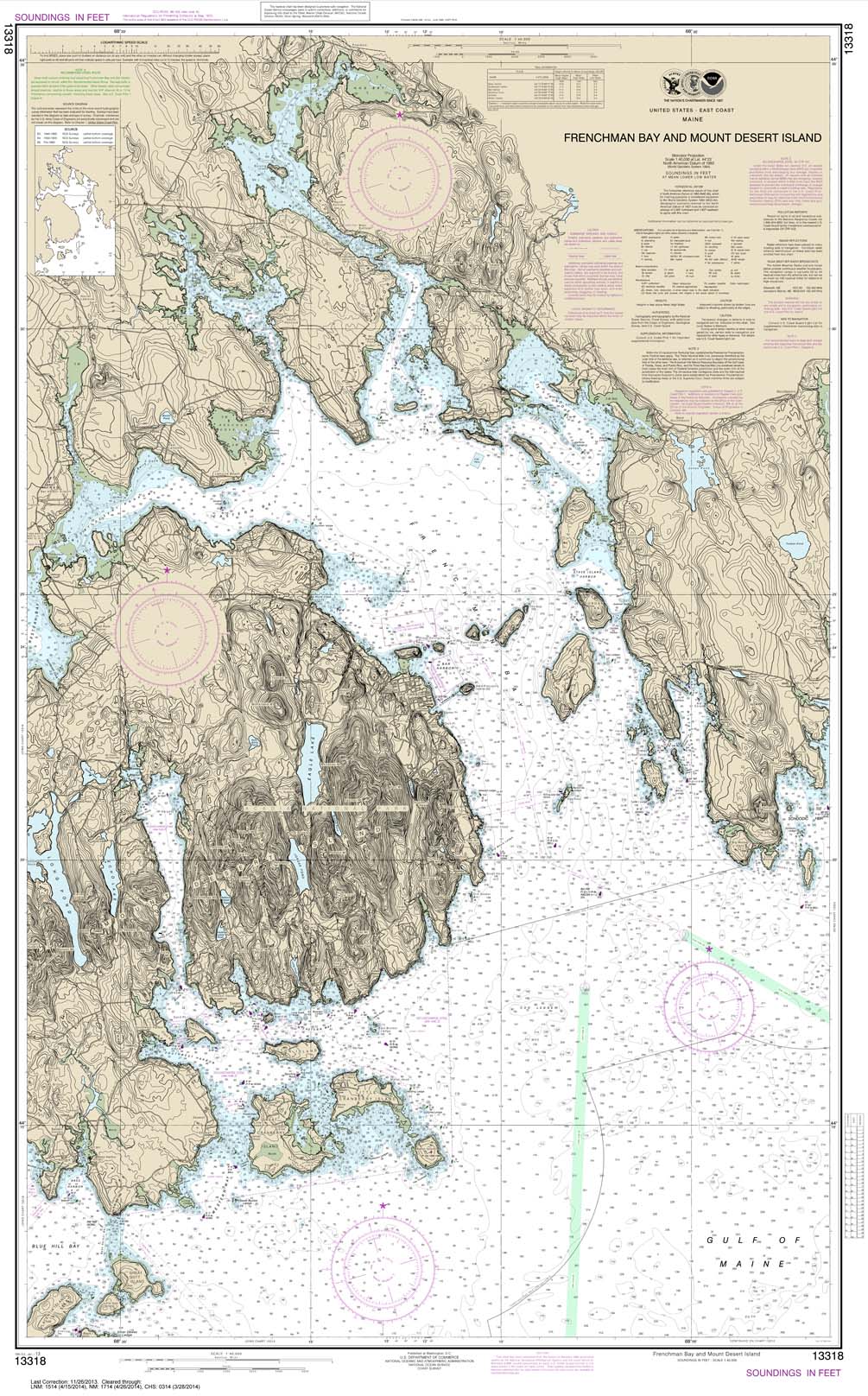 Frenchman Bay and Mount Desert lsland