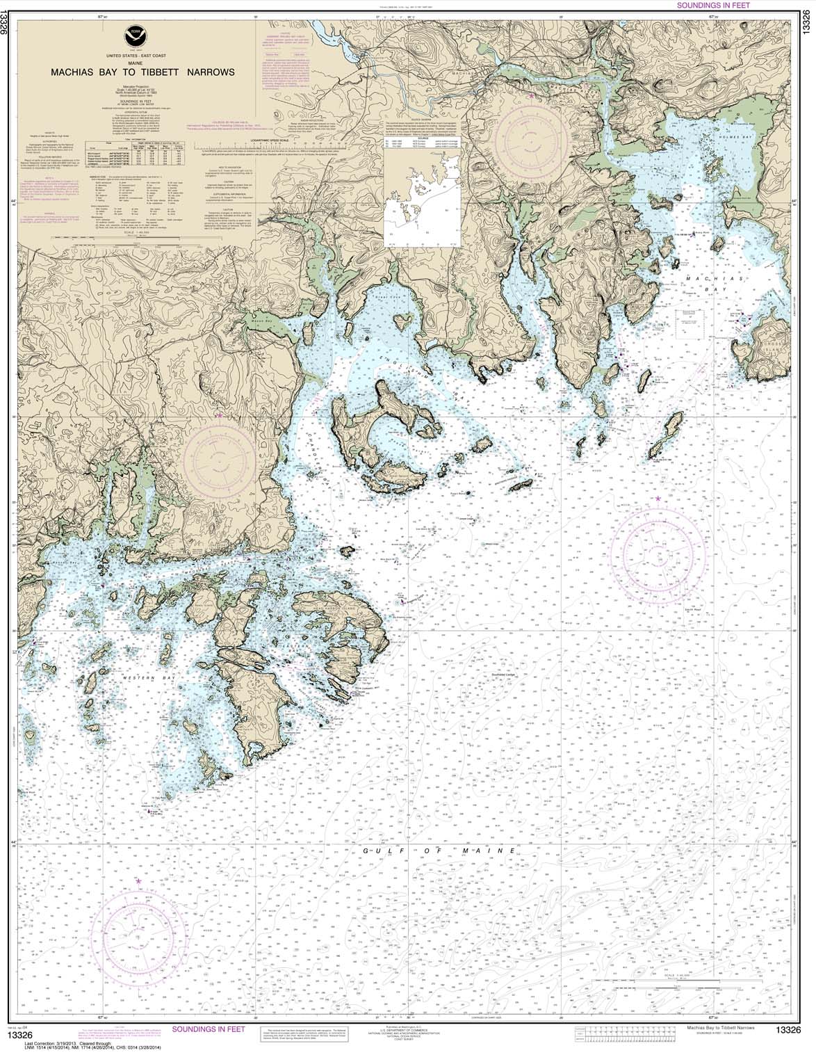 Machias Bay to Tibbett Narrows