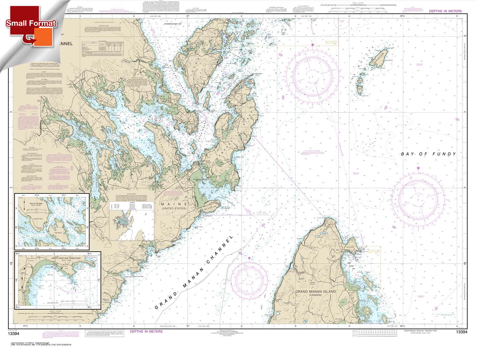 Grand Manan Channel Northern Part; North Head and Flagg Cove