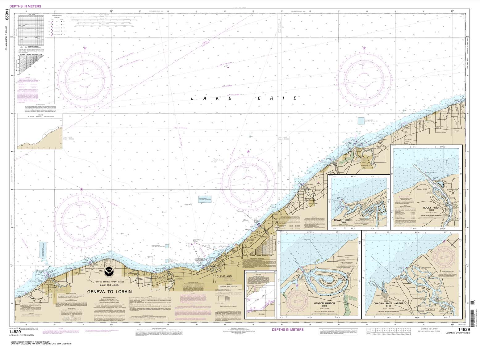 Geneva to Lorain; Beaver Creek; Rocky River; Mentor Harbor; Chagrin River