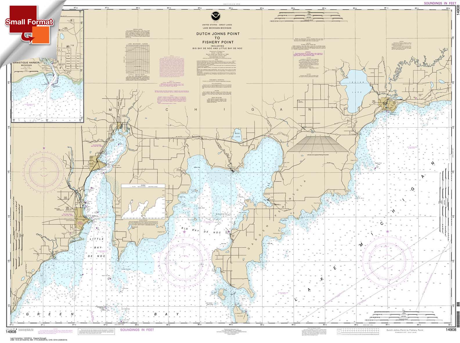 Dutch Johns Point to Fishery Point: including Big Bay de Noc and Little Bay de Noc;Manistique