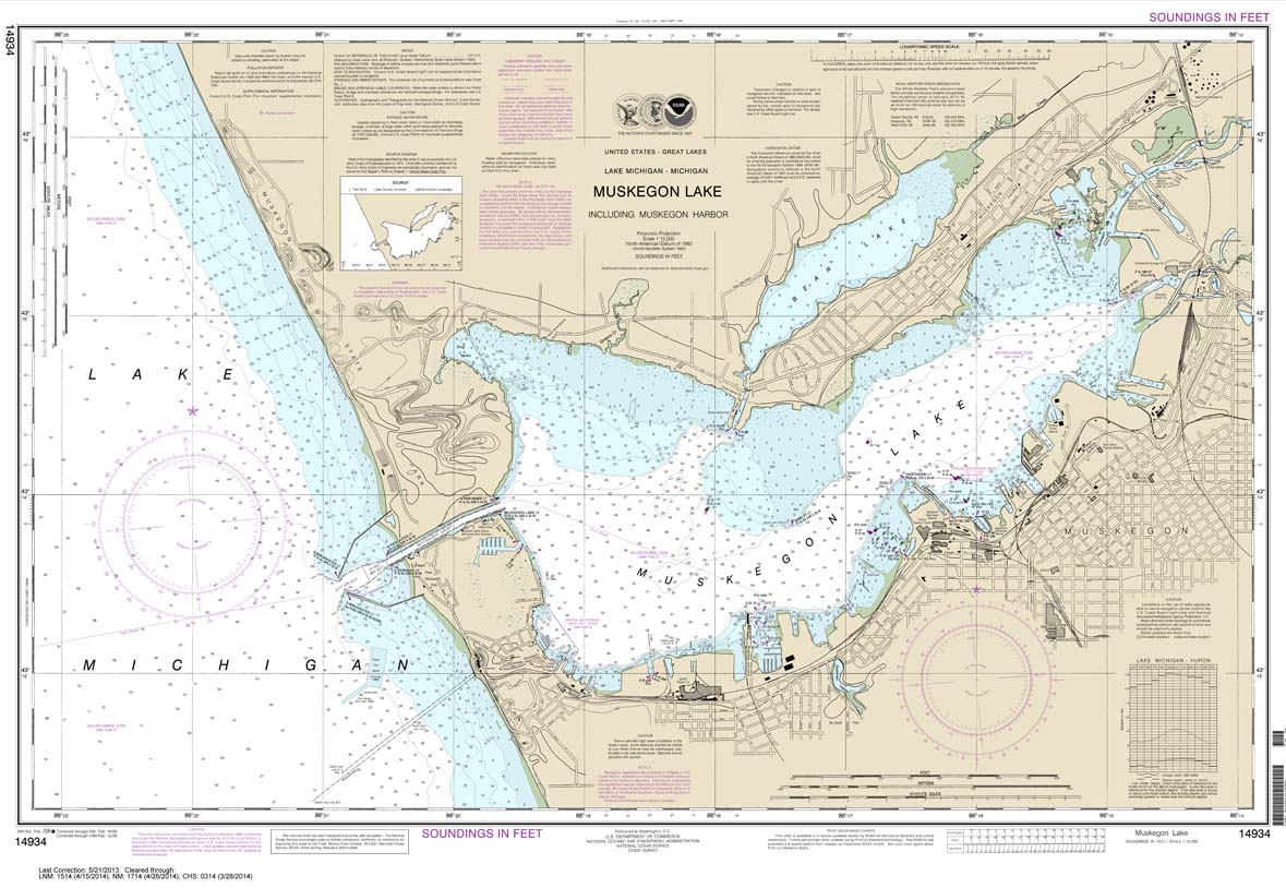 Muskegon Lake and Muskegon Harbor