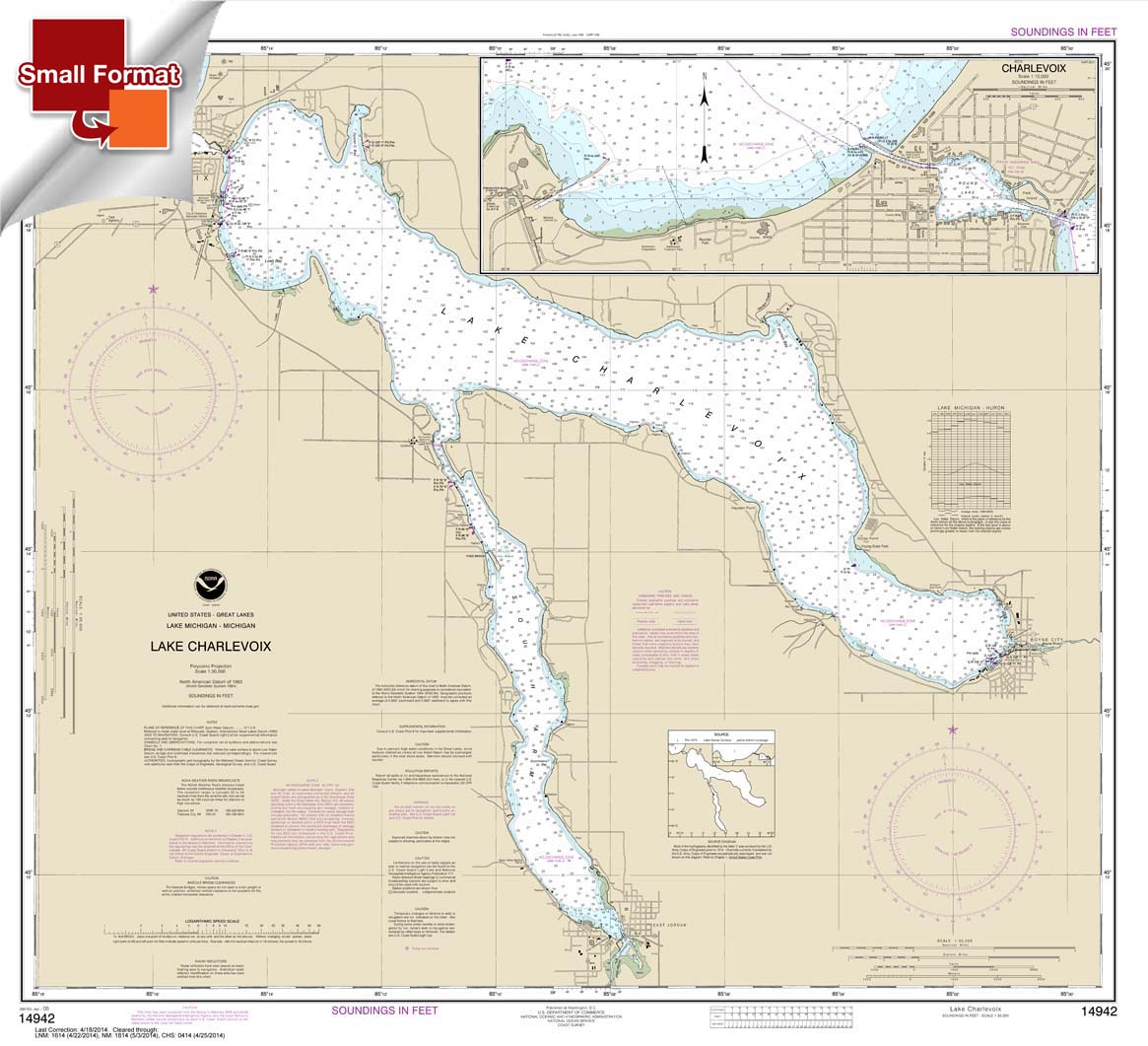 Lake Charlevoix;Charlevoix: South Point to Round Lake