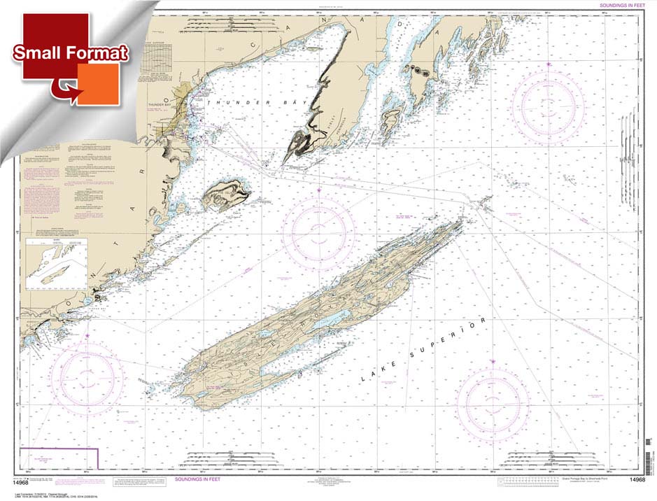 Grand Portage Bay: Minn. to Shesbeeb Point: Ont.