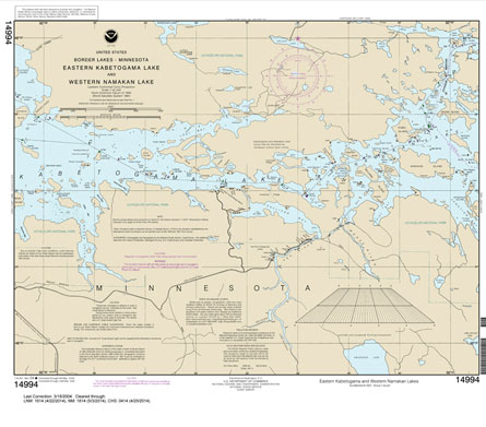 Namakan Lake: Western Part and Kabetogama Lake: Eastern Part