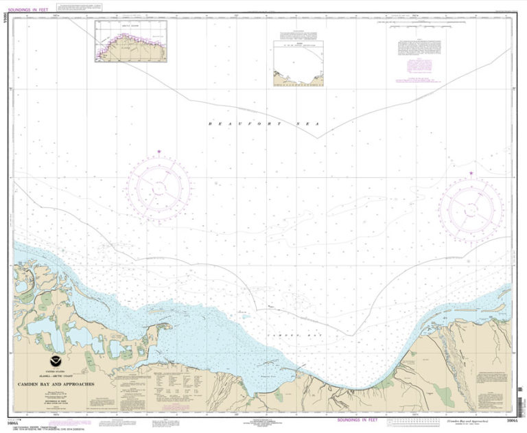 Camden Bay and Approaches - 16044 - Nautical Charts