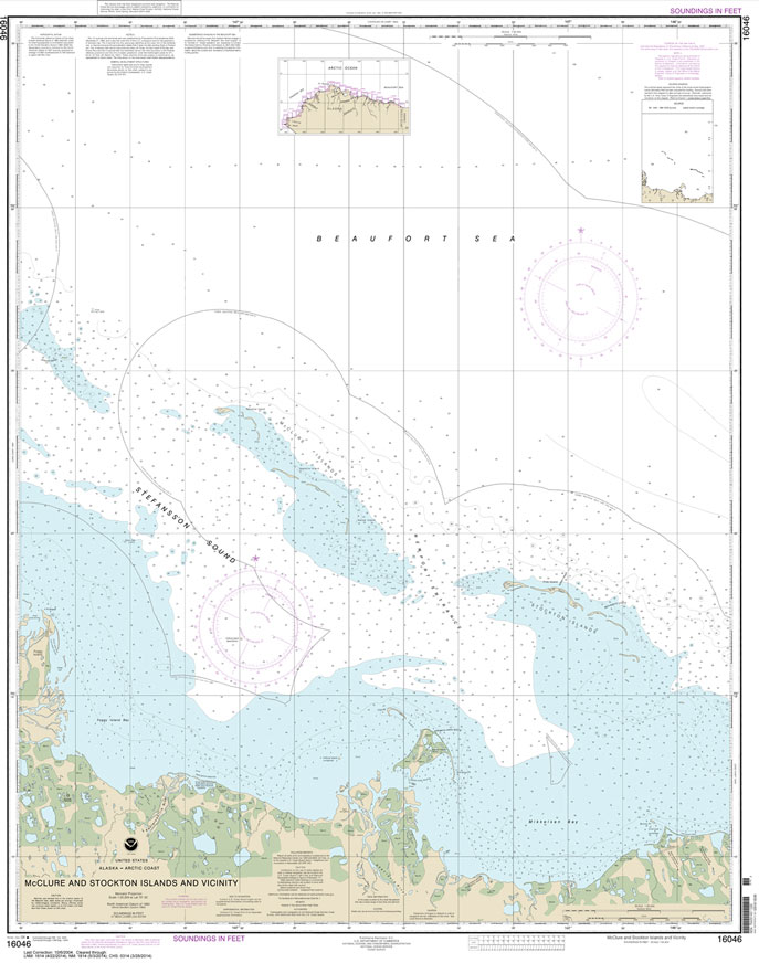 McClure and Stockton Islands and vicinity