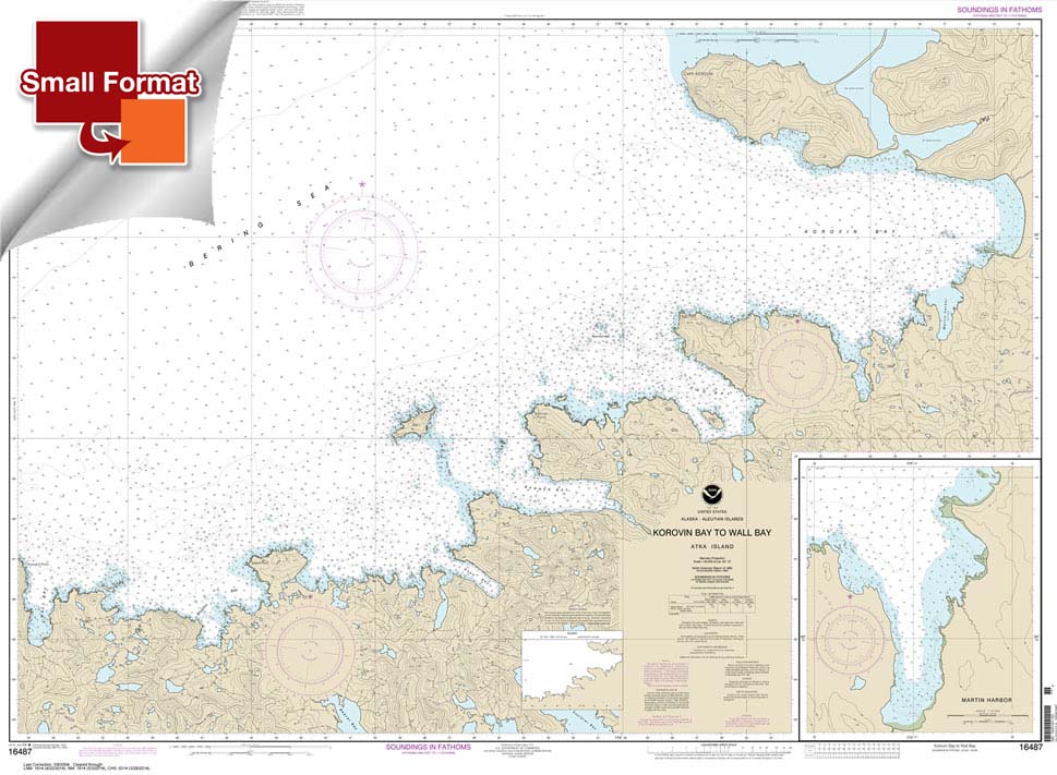 Korovin Bay to Wall Bay-Atka Island;Martin Harbor