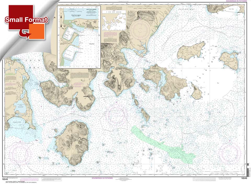 Cold Bay and approaches: Alaska Pen.;King Cove Harbor