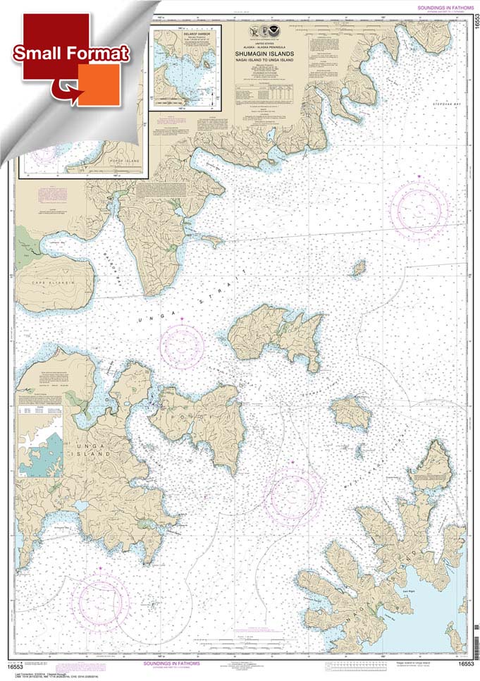 Shumagin Islands-Nagai I. to Unga I.;Delarof Harbor;Popof Strait: northern part