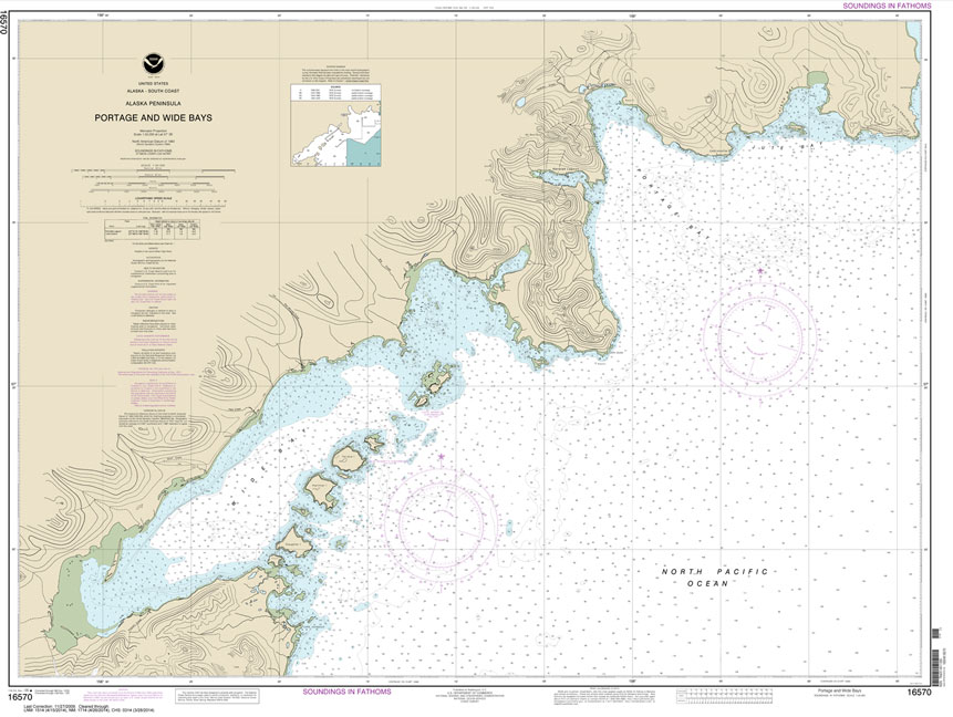 Portage and Wide Bays: Alaska Pen.