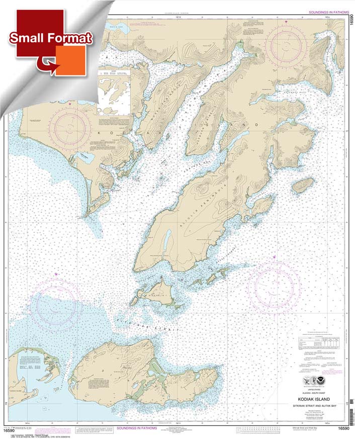 Kodiak Island Sitkinak Strait and Alitak Bay