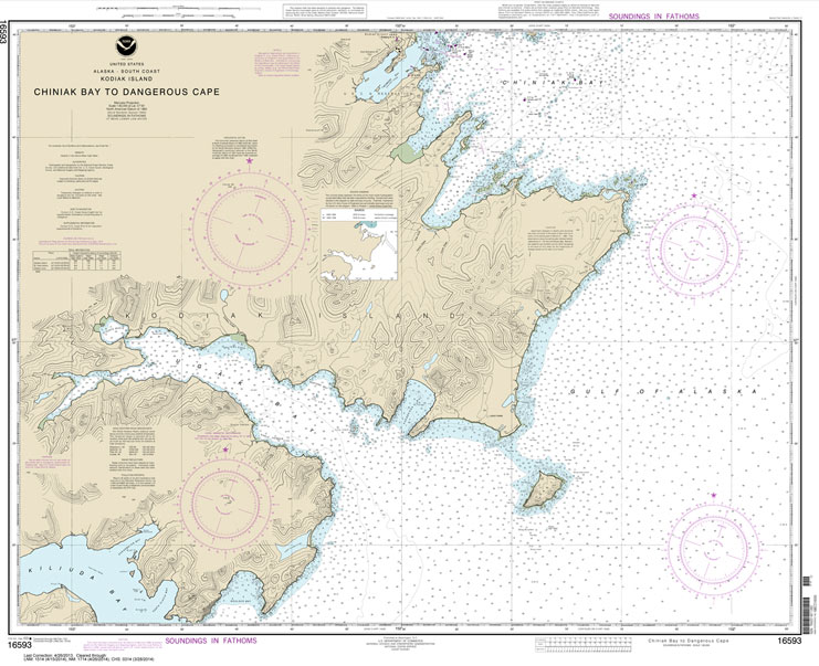 Chiniak Bay to Dangerous Cape