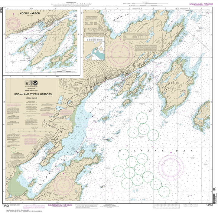 Kodiak and St. Paul harbors;Kodiak Harbor