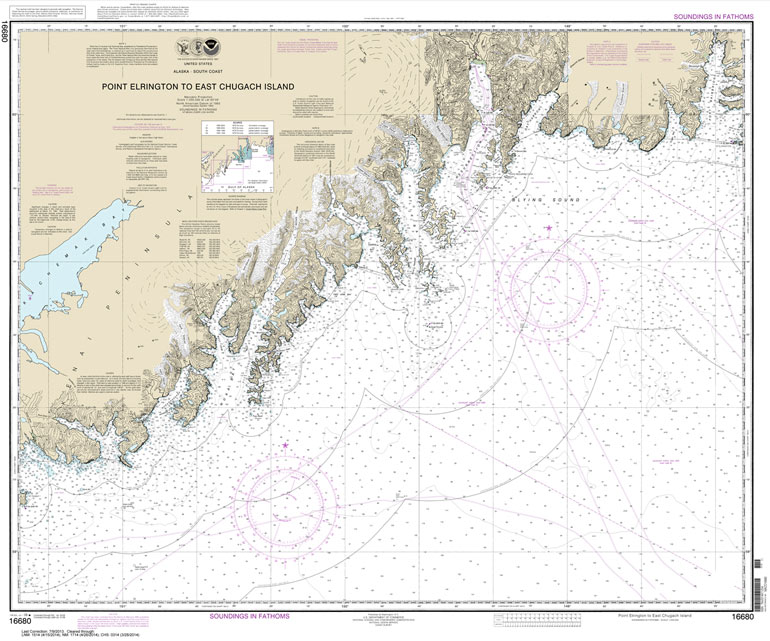 Point Elrington to East Chugach Island