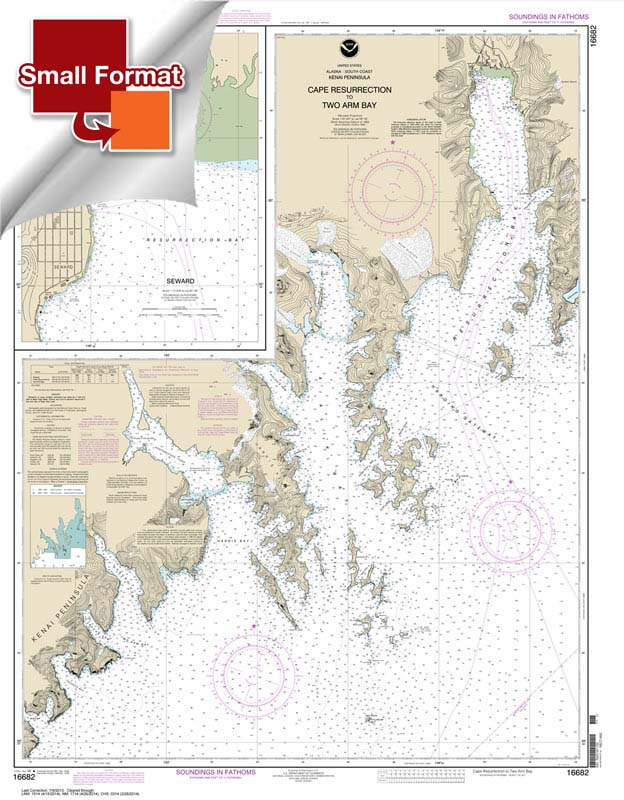 Cape Resurrection to Two Arm Bay;Seward