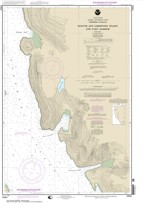 Slocum and Limestone Inlets and Taku Harbor